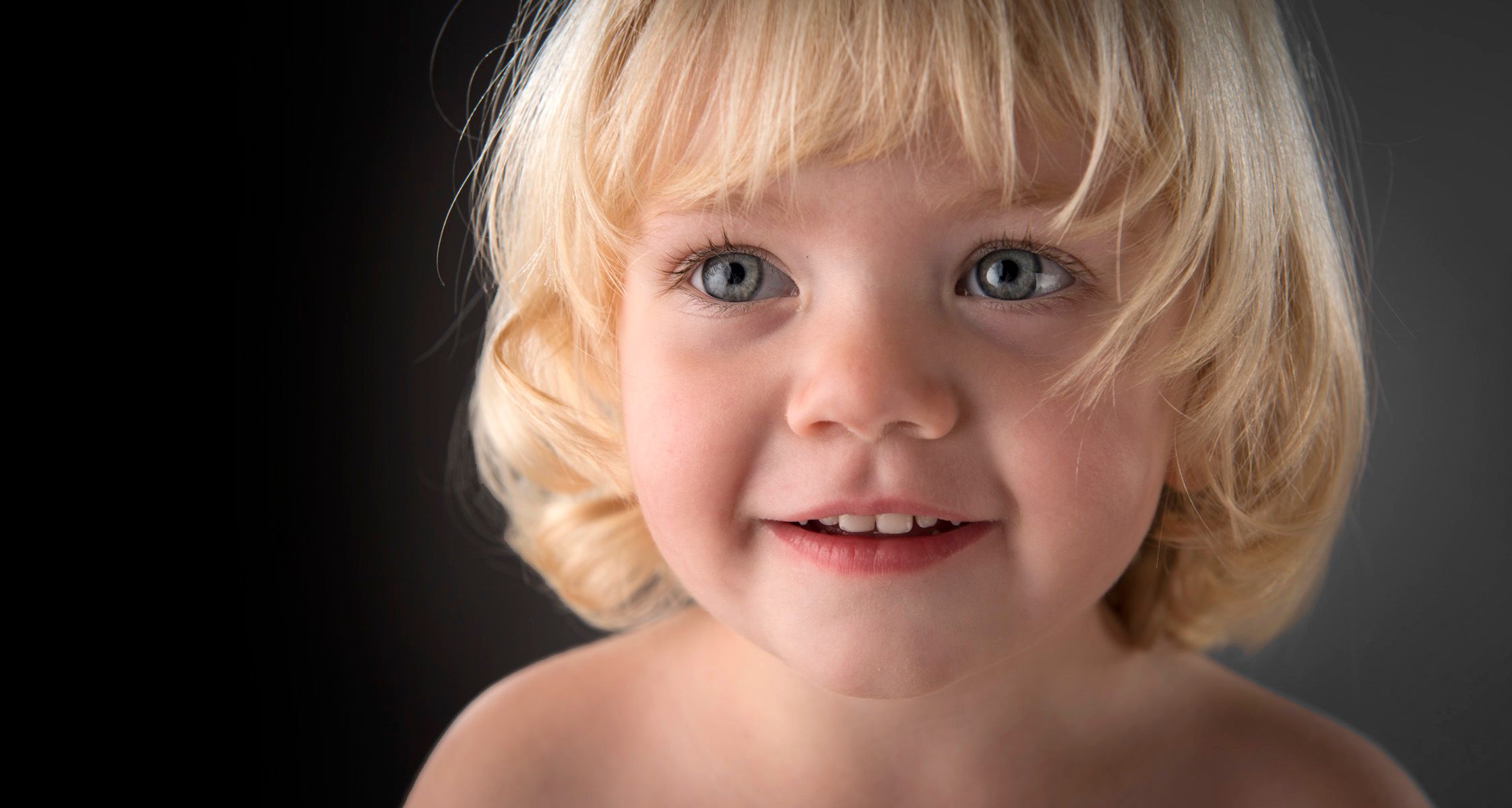Penny, photographed against a plain backdrop