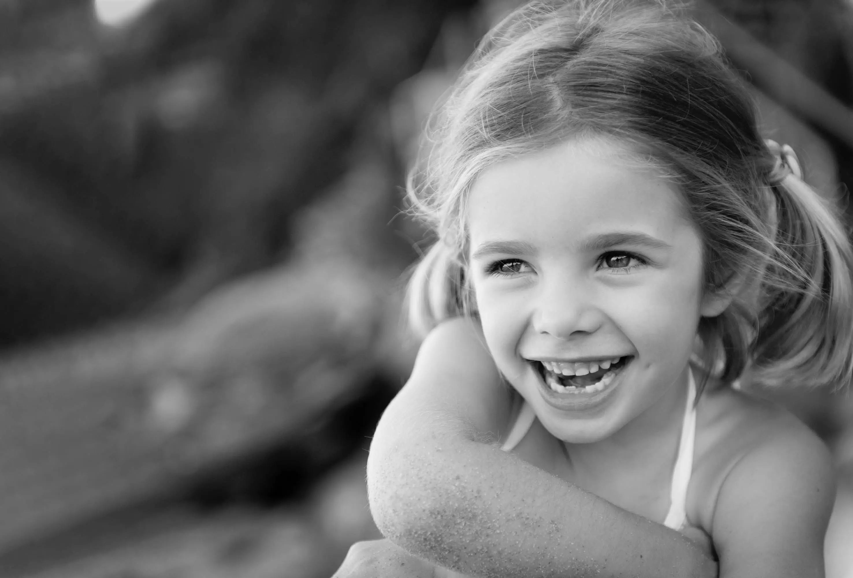 Timeless black-and-white portrait from the Williams family