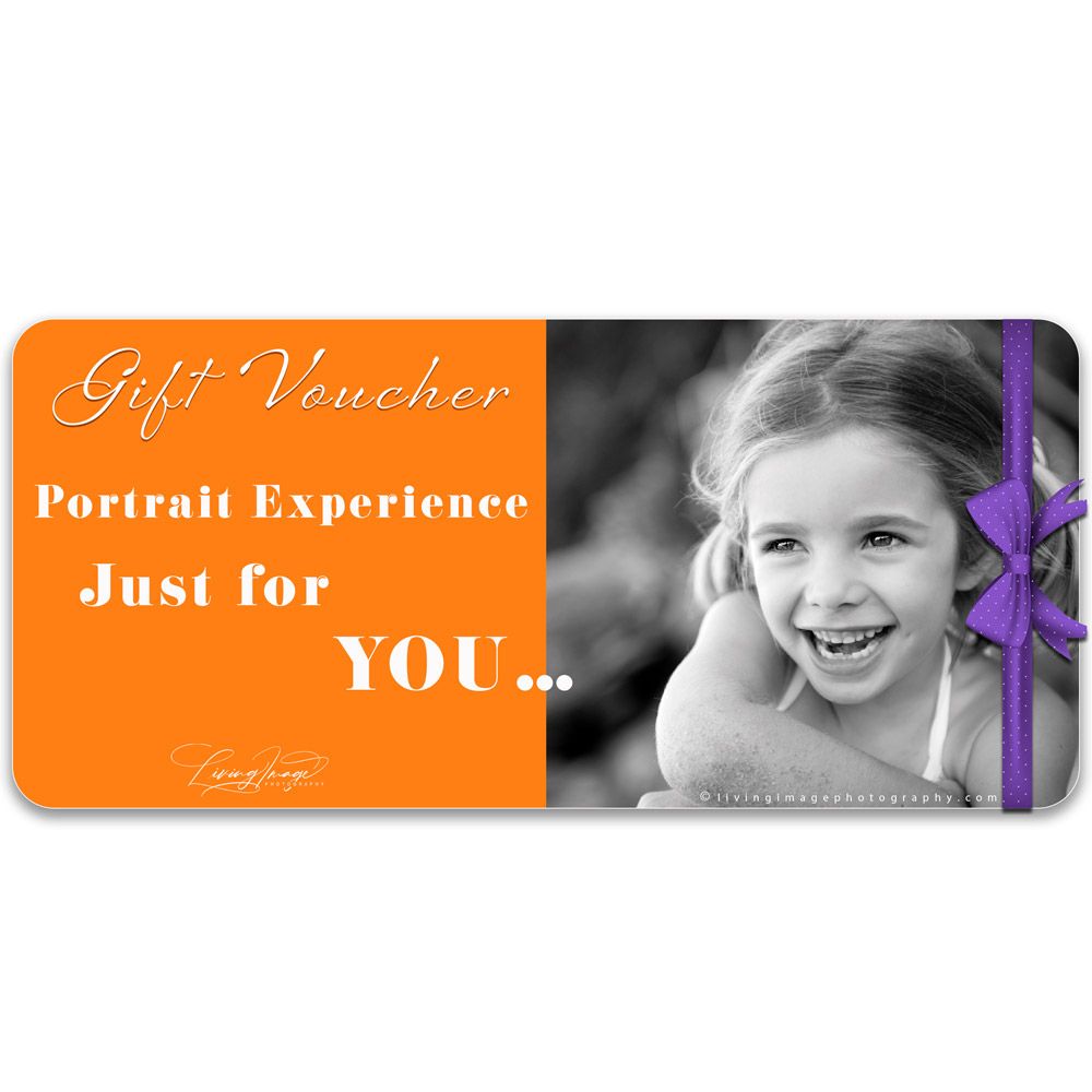 Child portrait gift voucher