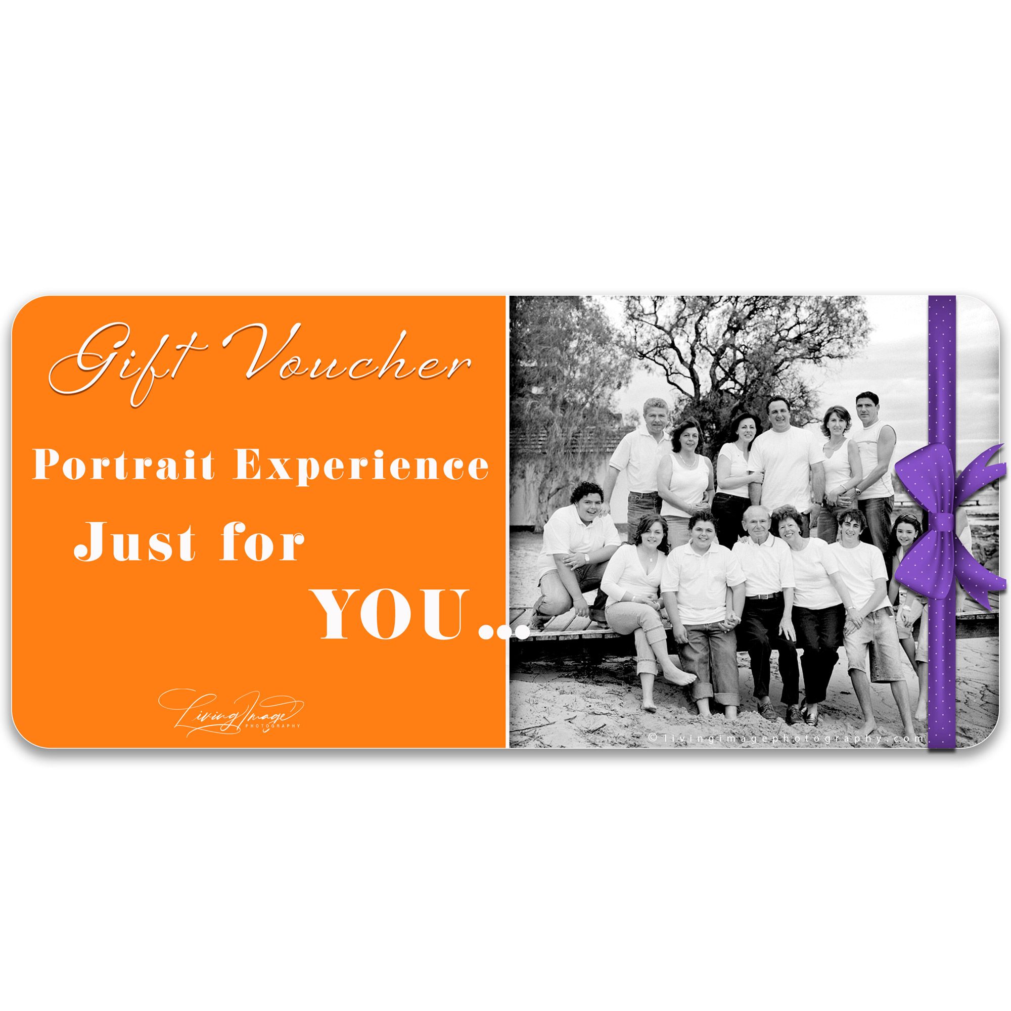 Generations family portrait gift voucher